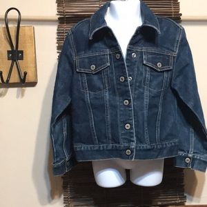 {$13 BUNDLED} GAP Blue Denim Snap Button Jean Jacket